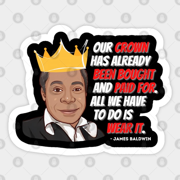 Our Crown - JAB Sticker by Yas R